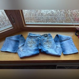 Miss Me Jeans, boot cut, size 27.